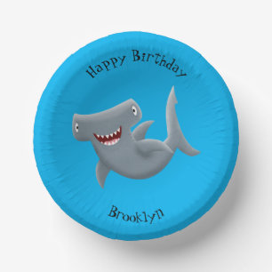 Bols En Carton Drôle mignon requin marteau dessin animé