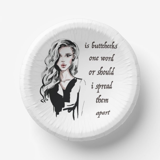 Bols En Carton Est Buttcheeks un mot (Recto)