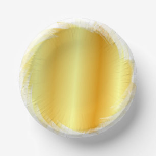 Bols En Carton Faux Gold Modèle tendance Élégant Glamor