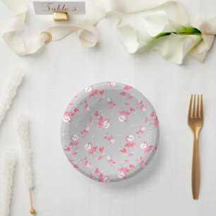 Bols En Carton Flamant rose Love Multi