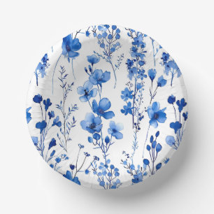 Bols En Carton Fleur sauvage du papier Motif-98186