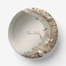 Fleurs de perles blanches modernes