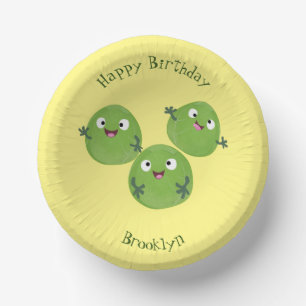 Bols En Carton Funny Brussels sprouts légumes caricature