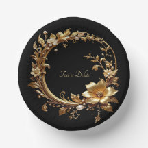 Golden Floral Ornate Frame