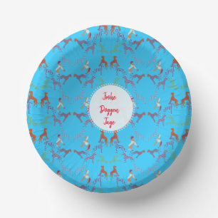 Bols En Carton Grande plaque de motif Dane