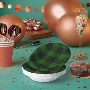 Bols En Carton Gunn tartan vert noir plaid