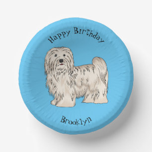 Bols En Carton Illustration de dessin de chien de Havan