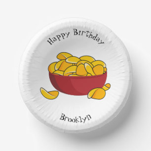 Bols En Carton Illustration d'une puce de pomme de terre