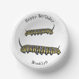Bols En Carton Illustration Monarch caterpillar