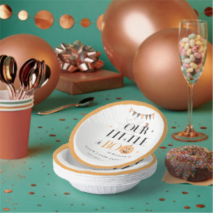 Bols En Carton Joli Citrouille Halloween Baby shower Little Boo