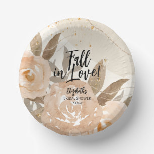 Bols En Carton La chute rustique dans l'amour Fleurs d'automne