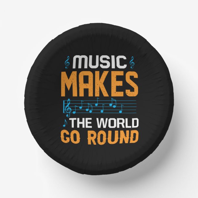 Bols En Carton La Musique Fait Le Tour Du Monde (Recto)
