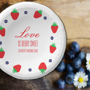 Bols En Carton Love Is Berry Sweet Fruit Mariage Shower