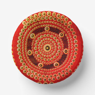 Bols En Carton Mandala Bowl, bol en papier de 7 po