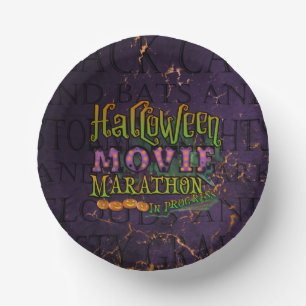 Bols En Carton Marathon de cinéma d'Halloween en cours Marque