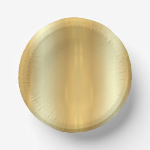 Bols En Carton Modèle Gold Look tendance Élégant Glamour