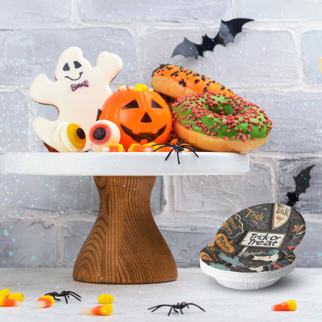 Bols En Carton Motif d'Halloween (Créateur téléchargé)