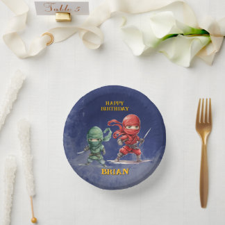 Bols En Carton Ninja Warrior Birthday Party