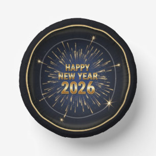Bols En Carton Nouvel An 2026 Plaques et boeufs papier du Parti -