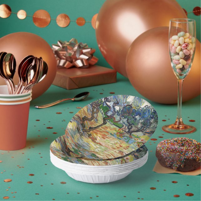 Bols En Carton Olive Trees par Vincent Van Gogh (Multi)