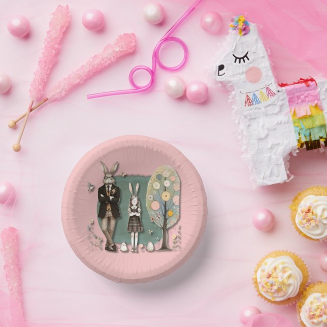 Bols En Carton Papier de Pâques Dapper Ware pour le dîner (Fête)