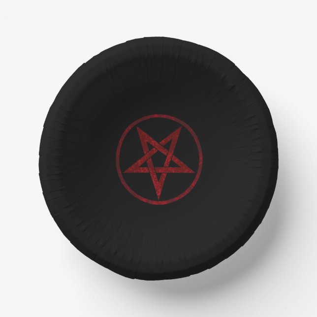 Bols En Carton Pentagram Red Devil (Recto)