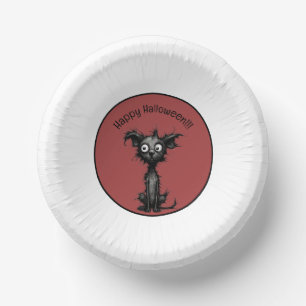 Bols En Carton Quirky Halloween Chien Papier Partie Bowl