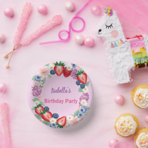 Bols En Carton Red Strawberry Daisy fête d'anniversaire pour elle
