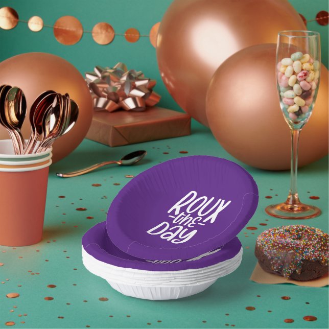 Bols En Carton Roux Le Jour Cajun Mardi Gras Gumbo Party  (Multi)