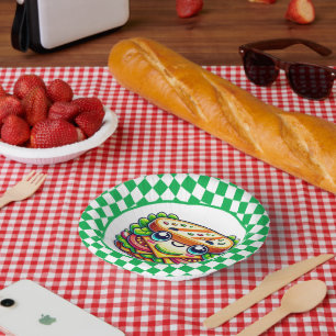 Bols En Carton Soirée de pique-nique en sandwich mignon