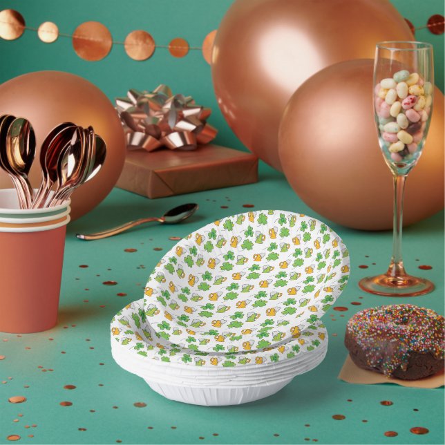 Bols En Carton St. Patrick's Day Paper Bowls (Multi)