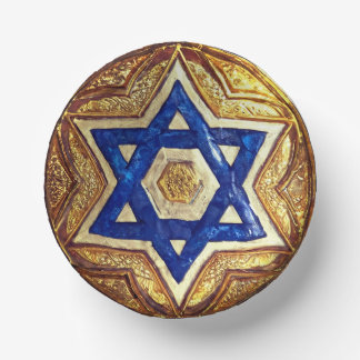Bols En Carton Star of David Paper Bowls, 7" Round Paper Bowl