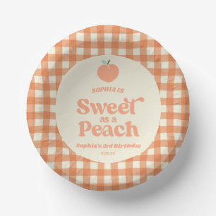 Bols En Carton Sucré Comme Fruit Peach Pink Orange Anniversaire