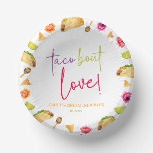 Bols En Carton Taco Bout Love ! Fête des mariées Fiesta