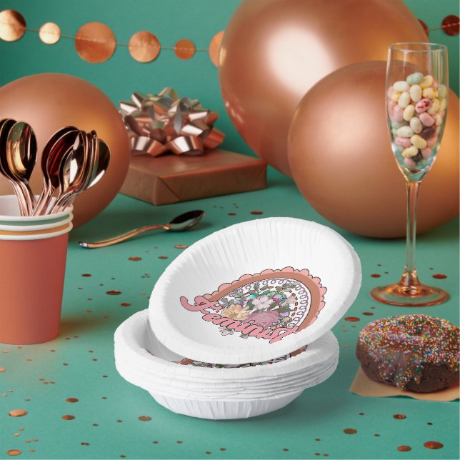 Bols En Carton Tasses en papier féministe (Multi)