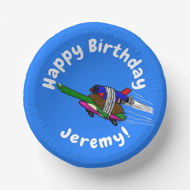 Bols En Carton Tortue volante (Recto)