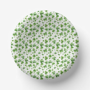 Bols En Carton Trèfle vert de la Saint-Patrick