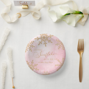 Bols En Carton Un petit Baby shower de Wonderland Winter Flocon d