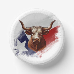 Bols En Carton Vache longhorne du Texas