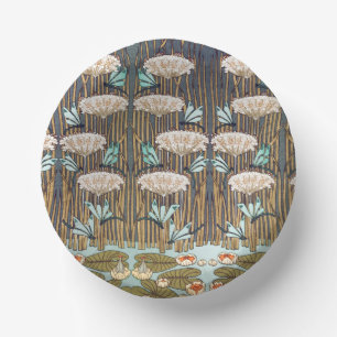 Bols En Carton Verneuil Dragonfly Water Lily Art Nouveau : Vintag