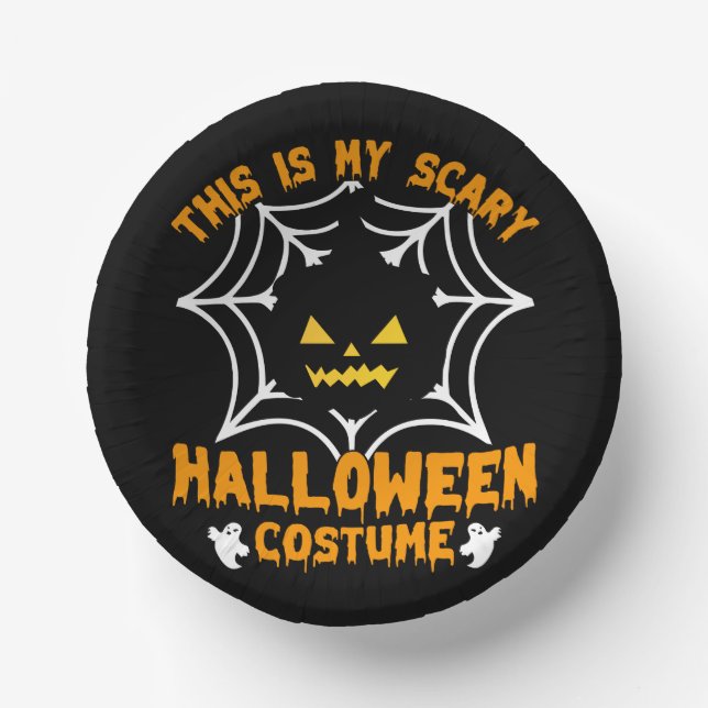 Bols En Carton Voici mon costume d'Halloween (Recto)