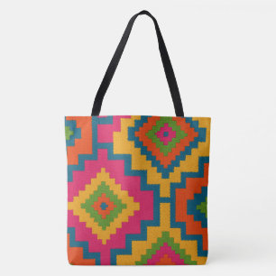 BOLSAS CORES GEOMÉTRICO TOTE BAG