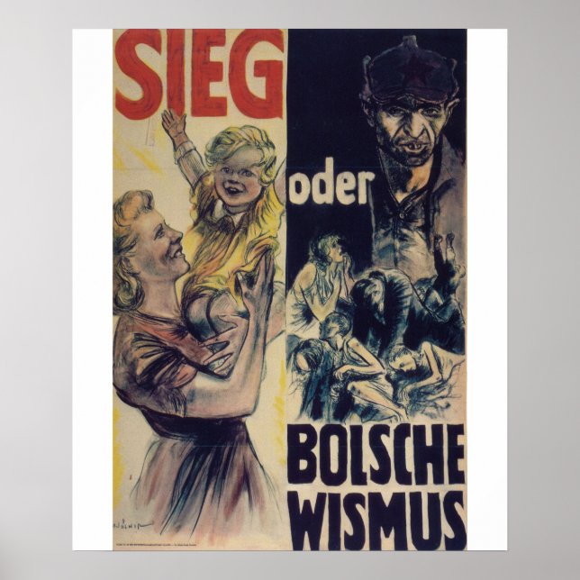 Bolshevism Propaganda Poster (Front)