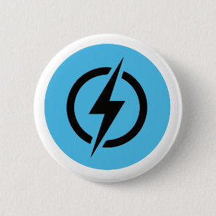 Bolt Blue Logo 2 Inch Round Button
