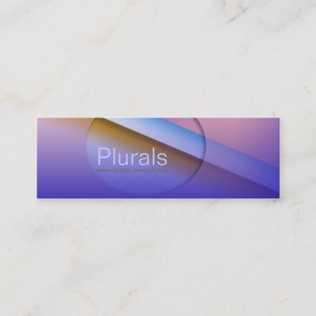 Bolt from the blue - 4 mini business card (Front)