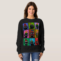 Bolt Le Chat Noël sweatshirt des femmes