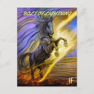 Bolt of Lightning postcard by Mike Winterbauer