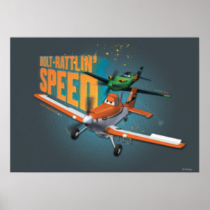 Bolt-Rattlin' Speed Poster