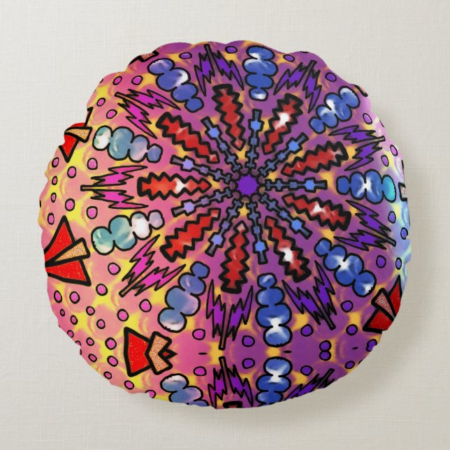 Bolted Round Pillow (Front)