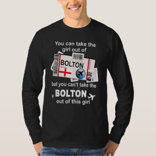 Bolton Boarding Pass Bolton Girl Bolton T-Shirt